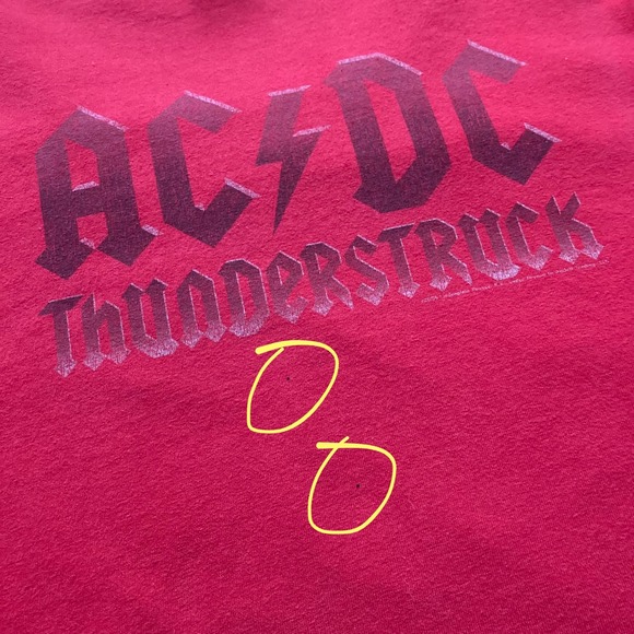 Y2K AC/SC Thunderstruck T-Shirt - Picture 5 of 7
